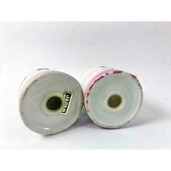 Vintage Hand-Painted Dragonware Florida Flamingoes Souvenir Salt & Pepper Shaker - Picture 3 of 4